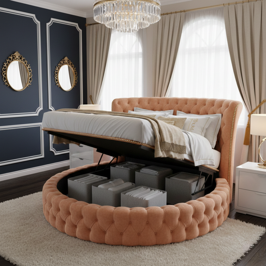 Gothic Round Bed