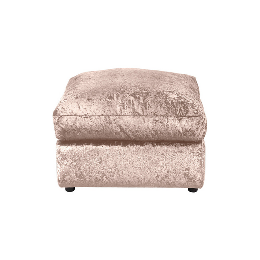 Crystal Crushed Velvet 5 Seater Corner Sofa