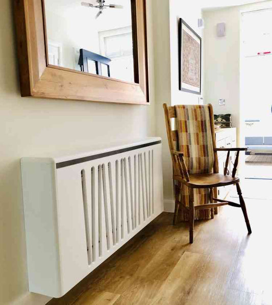 Slats Range Floating Cabinet