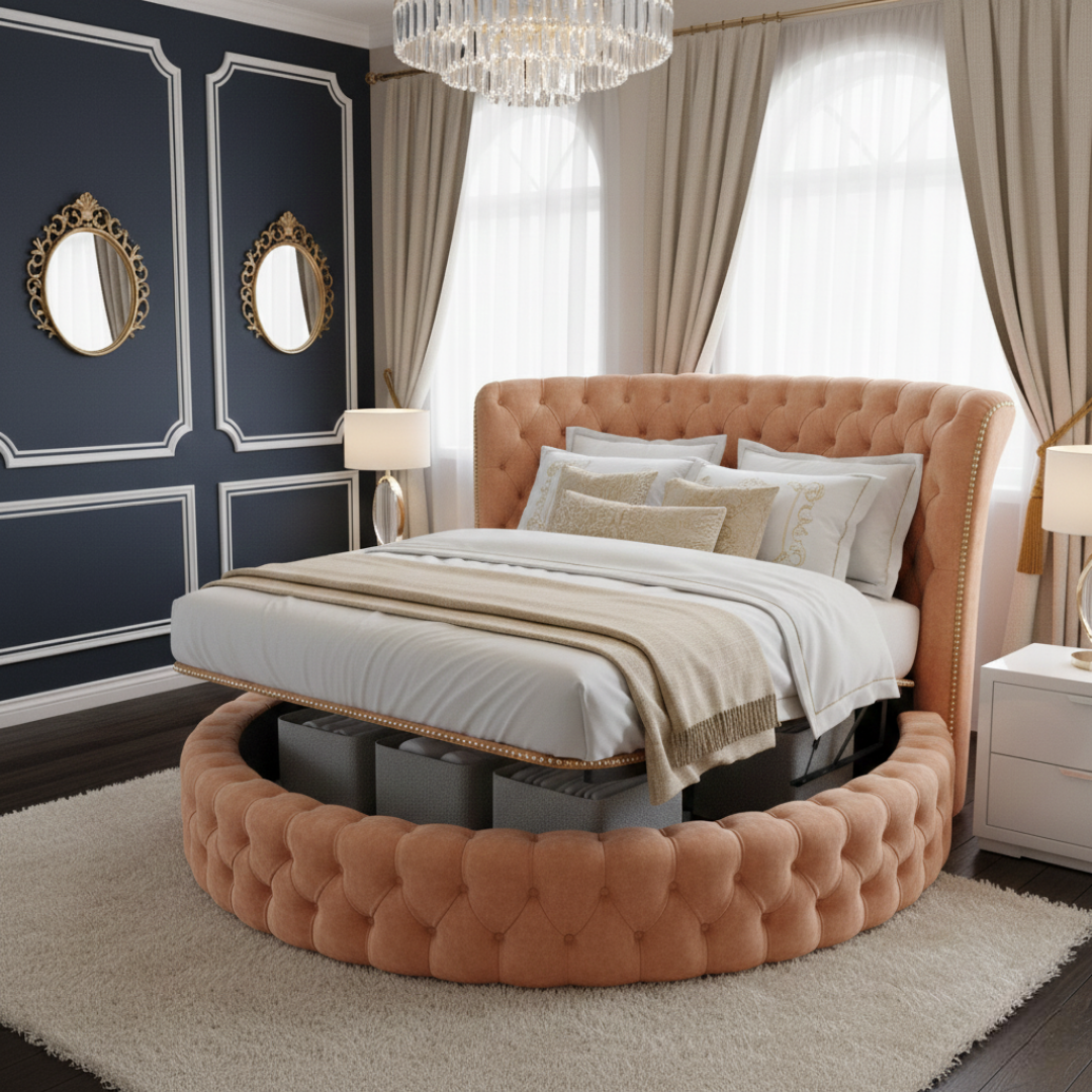 Gothic Round Bed