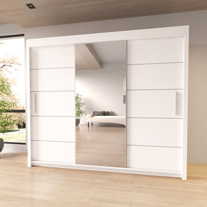 Sliding Mirrored Door Wardrobe - Lyon